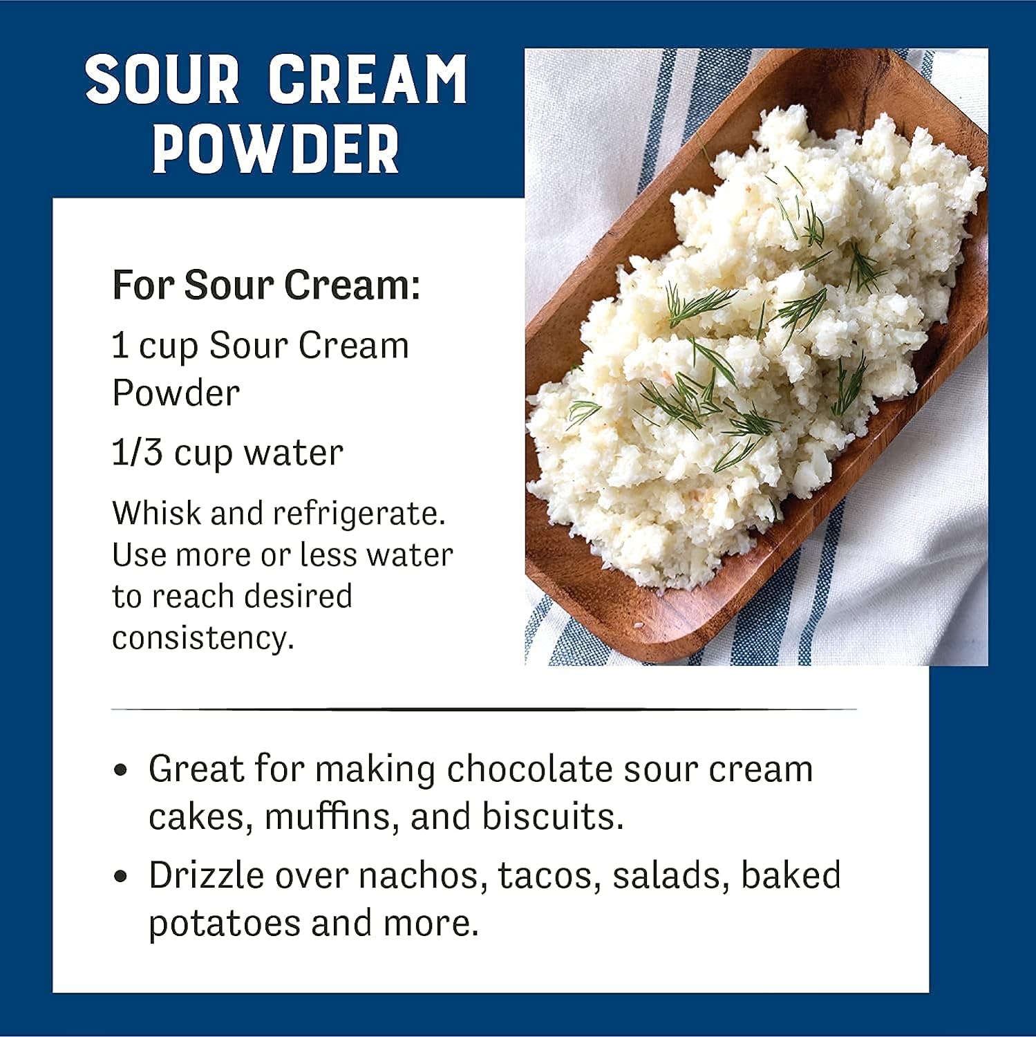 Judee's Small Dairy Bundle: Whole Milk Powder (11 oz), Sour Cream Powder (11.25 oz), Yogurt Powder (11.25 oz) - Image 5